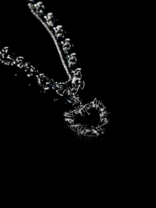 BLACK LAVA HEART