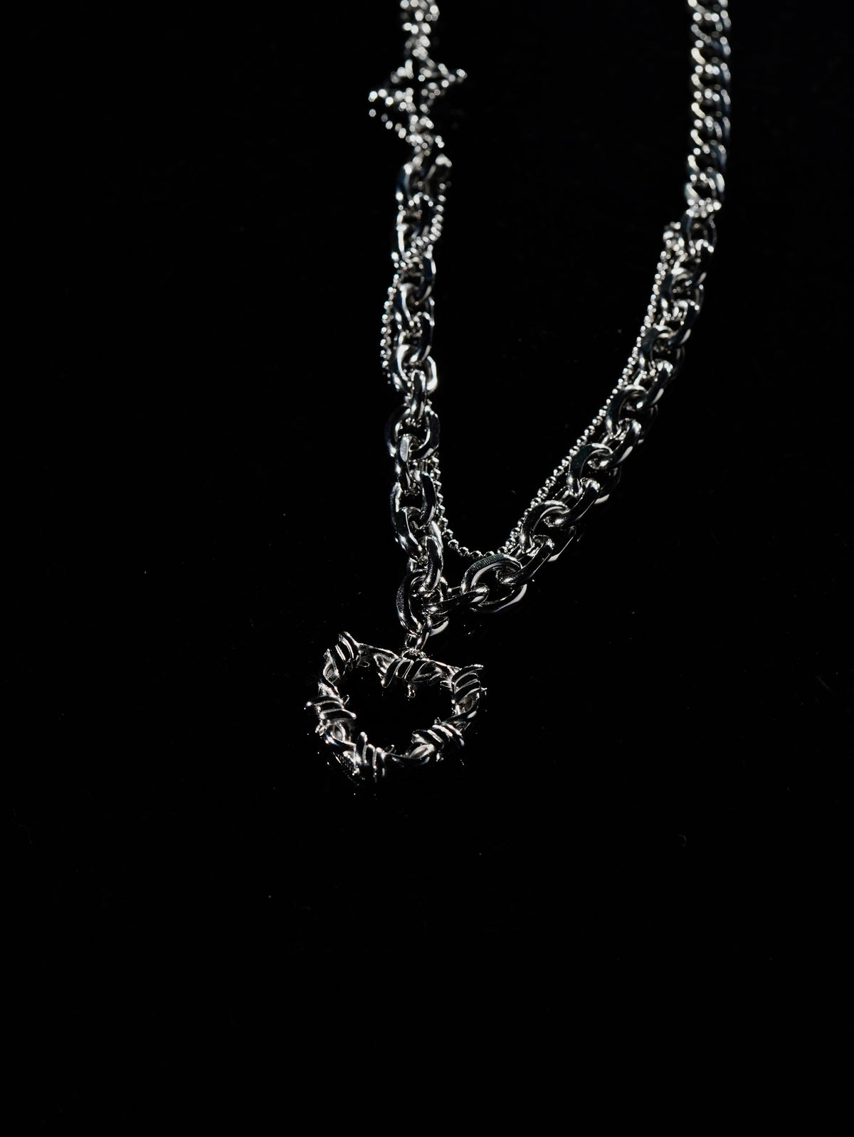 BLACK LAVA HEART