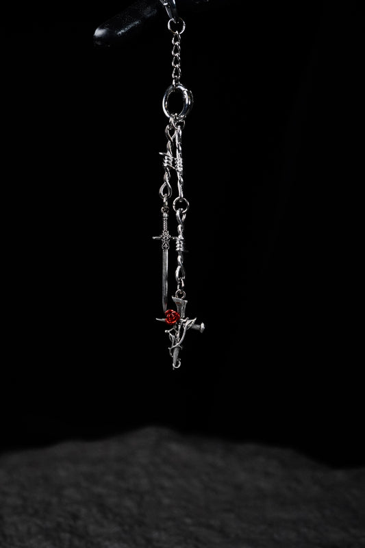 ROSE BLADE KEYCHAIN