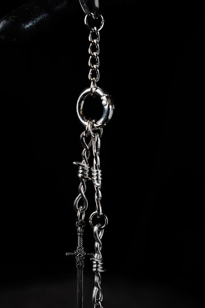 ROSE BLADE KEYCHAIN