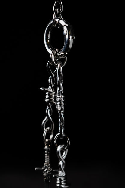 ROSE BLADE KEYCHAIN