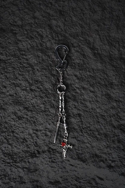 ROSE BLADE KEYCHAIN