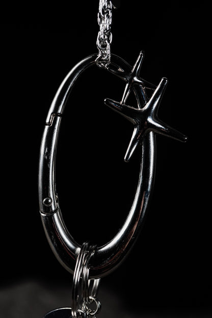 STAR BLACK8 KEYCHAIN