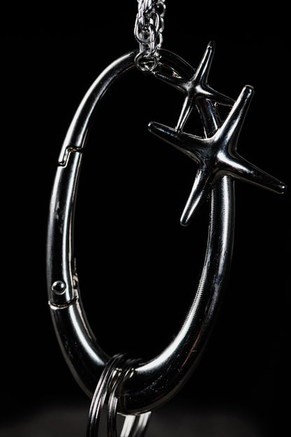 STAR BLACK8 KEYCHAIN