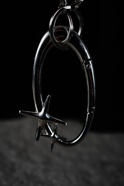 STAR BLACK8 KEYCHAIN
